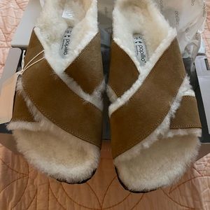 🆕 Birkenstock Papillio Daytona Shearling sandals size 41 Narrow New in Box